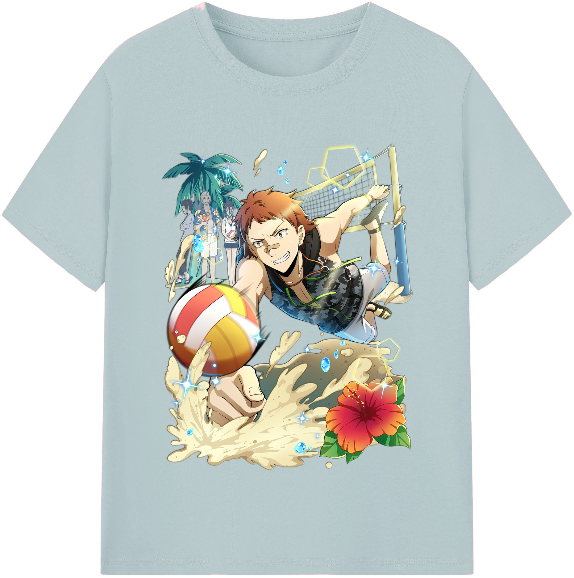 （画像用） 文豪ストレイドッグス Bungo Stray Dogs 綿100％半袖Tシャツ（フロントプリント）